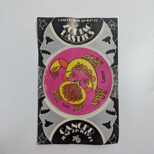Vintage Zodiac Pasties Removable Stickers Cancer NIP Mod Retro Astrology